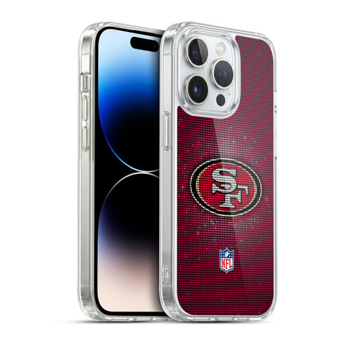 NFL San Francisco 49ers Artwork LED Soft Gel Case for Apple iPhone 14 Pro