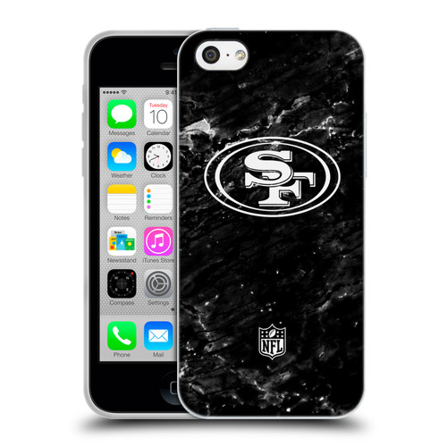 NFL San Francisco 49ers Artwork Marble Soft Gel Case for Apple iPhone 5c
