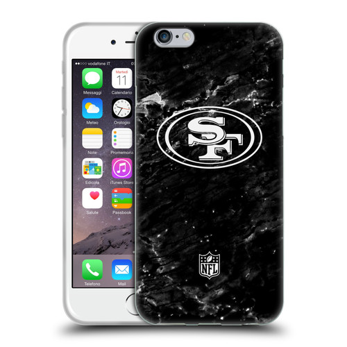 NFL San Francisco 49ers Artwork Marble Soft Gel Case for Apple iPhone 6 / iPhone 6s