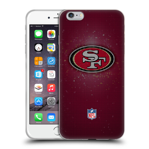 NFL San Francisco 49ers Artwork LED Soft Gel Case for Apple iPhone 6 Plus / iPhone 6s Plus
