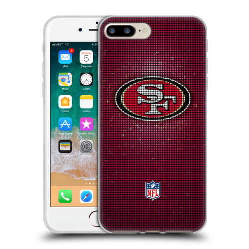 NFL San Francisco 49ers Artwork LED Soft Gel Case for Apple iPhone 7 Plus / iPhone 8 Plus
