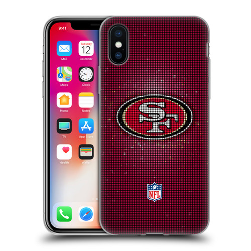 NFL San Francisco 49ers Artwork LED Soft Gel Case for Apple iPhone X / iPhone XS