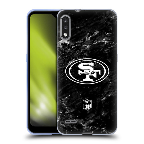 NFL San Francisco 49ers Artwork Marble Soft Gel Case for LG K22