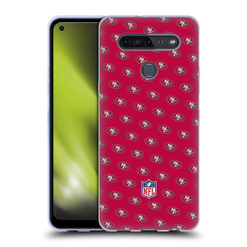 NFL San Francisco 49ers Artwork Patterns Soft Gel Case for LG K51S