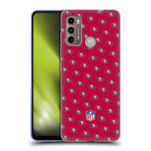 NFL San Francisco 49ers Artwork Patterns Soft Gel Case for Motorola Moto G60 / Moto G40 Fusion