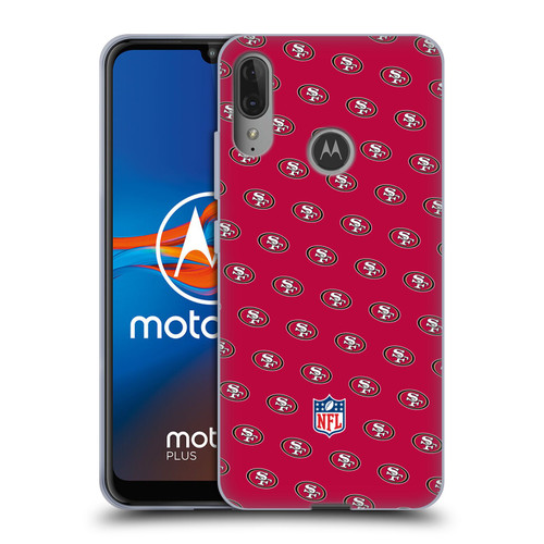 NFL San Francisco 49ers Artwork Patterns Soft Gel Case for Motorola Moto E6 Plus
