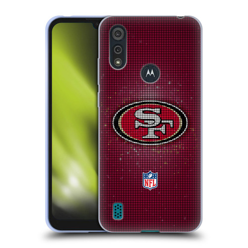 NFL San Francisco 49ers Artwork LED Soft Gel Case for Motorola Moto E6s (2020)