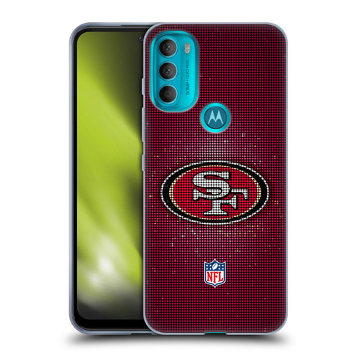 NFL San Francisco 49ers Artwork LED Soft Gel Case for Motorola Moto G71 5G