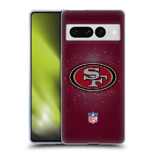NFL San Francisco 49ers Artwork LED Soft Gel Case for Google Pixel 7 Pro