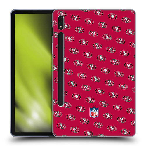NFL San Francisco 49ers Artwork Patterns Soft Gel Case for Samsung Galaxy Tab S8