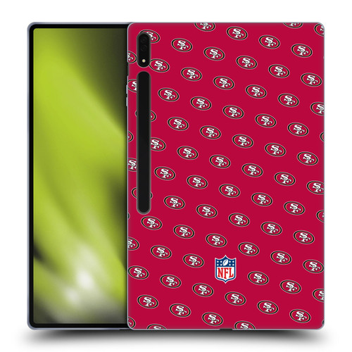 NFL San Francisco 49ers Artwork Patterns Soft Gel Case for Samsung Galaxy Tab S8 Ultra