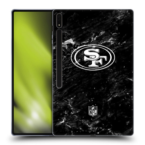 NFL San Francisco 49ers Artwork Marble Soft Gel Case for Samsung Galaxy Tab S8 Ultra