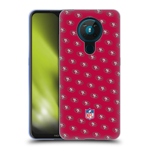 NFL San Francisco 49ers Artwork Patterns Soft Gel Case for Nokia 5.3