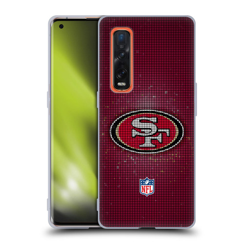 NFL San Francisco 49ers Artwork LED Soft Gel Case for OPPO Find X2 Pro 5G