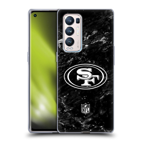 NFL San Francisco 49ers Artwork Marble Soft Gel Case for OPPO Find X3 Neo / Reno5 Pro+ 5G