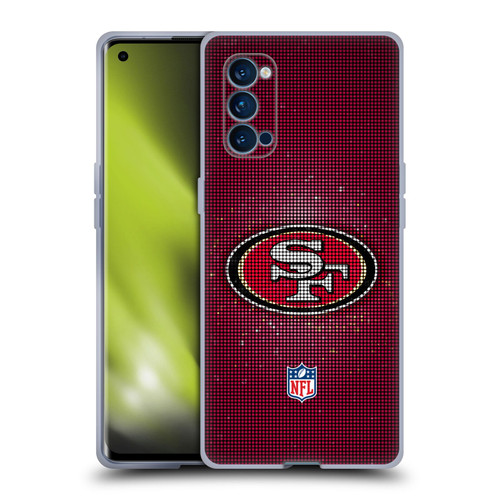 NFL San Francisco 49ers Artwork LED Soft Gel Case for OPPO Reno 4 Pro 5G