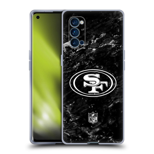 NFL San Francisco 49ers Artwork Marble Soft Gel Case for OPPO Reno 4 Pro 5G