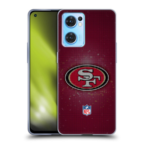 NFL San Francisco 49ers Artwork LED Soft Gel Case for OPPO Reno7 5G / Find X5 Lite