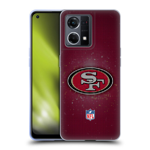 NFL San Francisco 49ers Artwork LED Soft Gel Case for OPPO Reno8 4G