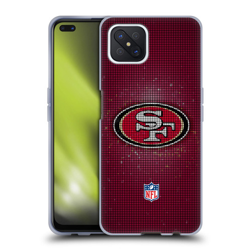 NFL San Francisco 49ers Artwork LED Soft Gel Case for OPPO Reno4 Z 5G