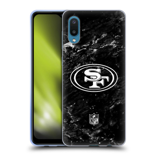 NFL San Francisco 49ers Artwork Marble Soft Gel Case for Samsung Galaxy A02/M02 (2021)