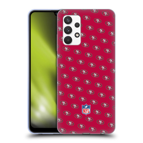 NFL San Francisco 49ers Artwork Patterns Soft Gel Case for Samsung Galaxy A32 (2021)