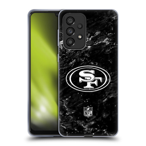 NFL San Francisco 49ers Artwork Marble Soft Gel Case for Samsung Galaxy A33 5G (2022)