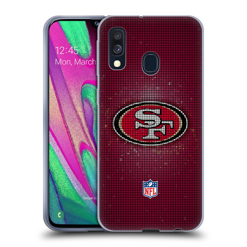 NFL San Francisco 49ers Artwork LED Soft Gel Case for Samsung Galaxy A40 (2019)