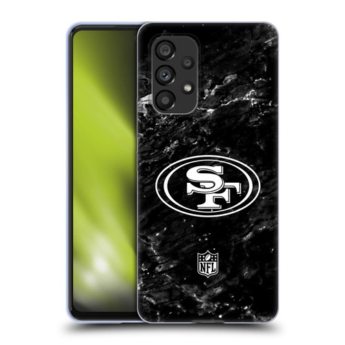 NFL San Francisco 49ers Artwork Marble Soft Gel Case for Samsung Galaxy A53 5G (2022)