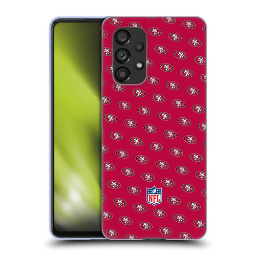 NFL San Francisco 49ers Artwork Patterns Soft Gel Case for Samsung Galaxy A53 5G (2022)
