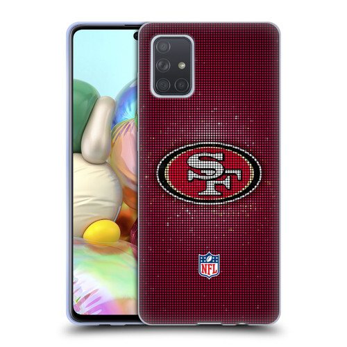 NFL San Francisco 49ers Artwork LED Soft Gel Case for Samsung Galaxy A71 (2019)