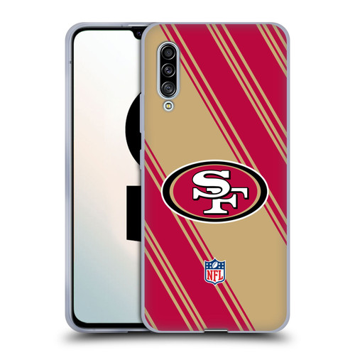 NFL San Francisco 49ers Artwork Stripes Soft Gel Case for Samsung Galaxy A90 5G (2019)