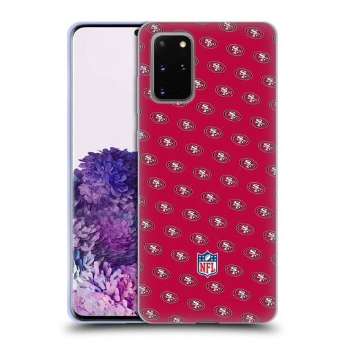 NFL San Francisco 49ers Artwork Patterns Soft Gel Case for Samsung Galaxy S20+ / S20+ 5G