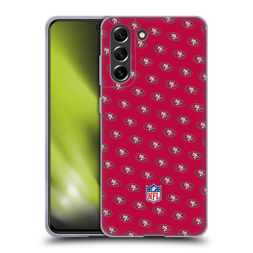NFL San Francisco 49ers Artwork Patterns Soft Gel Case for Samsung Galaxy S21 FE 5G
