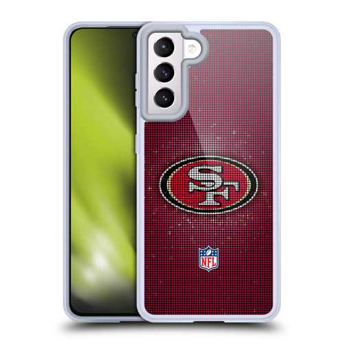 NFL San Francisco 49ers Artwork LED Soft Gel Case for Samsung Galaxy S21 5G