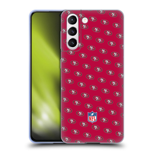 NFL San Francisco 49ers Artwork Patterns Soft Gel Case for Samsung Galaxy S21 5G
