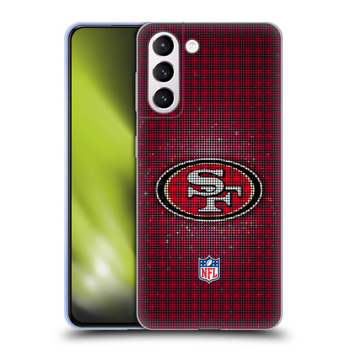 NFL San Francisco 49ers Artwork LED Soft Gel Case for Samsung Galaxy S21+ 5G