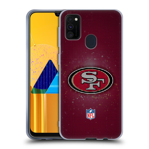 NFL San Francisco 49ers Artwork LED Soft Gel Case for Samsung Galaxy M30s (2019)/M21 (2020)