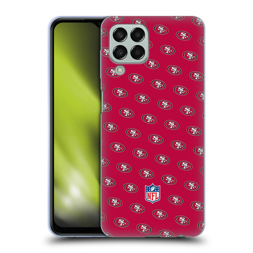 NFL San Francisco 49ers Artwork Patterns Soft Gel Case for Samsung Galaxy M33 (2022)
