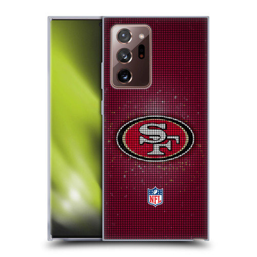 NFL San Francisco 49ers Artwork LED Soft Gel Case for Samsung Galaxy Note20 Ultra / 5G