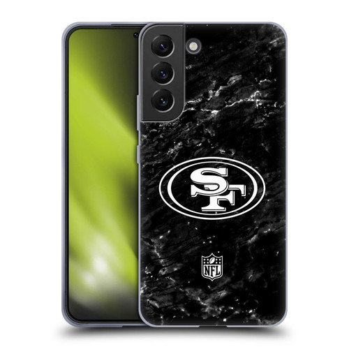 NFL San Francisco 49ers Artwork Marble Soft Gel Case for Samsung Galaxy S22+ 5G