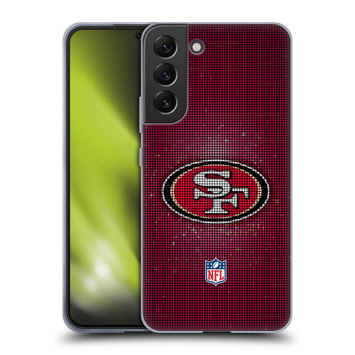 NFL San Francisco 49ers Artwork LED Soft Gel Case for Samsung Galaxy S22+ 5G