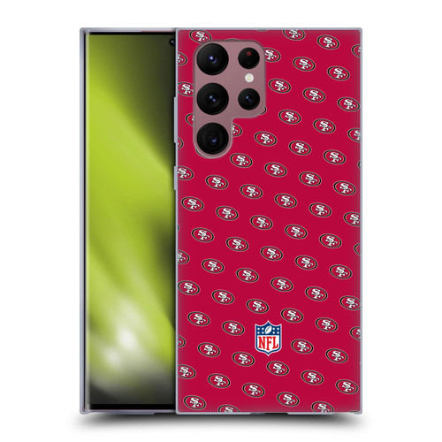 NFL San Francisco 49ers Artwork Patterns Soft Gel Case for Samsung Galaxy S22 Ultra 5G
