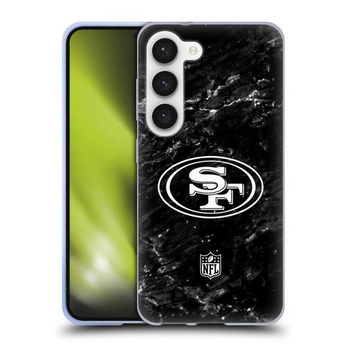NFL San Francisco 49ers Artwork Marble Soft Gel Case for Samsung Galaxy S23 5G