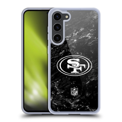 NFL San Francisco 49ers Artwork Marble Soft Gel Case for Samsung Galaxy S23+ 5G