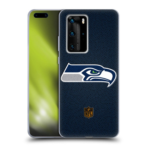 NFL Seattle Seahawks Logo Football Soft Gel Case for Huawei P40 Pro / P40 Pro Plus 5G