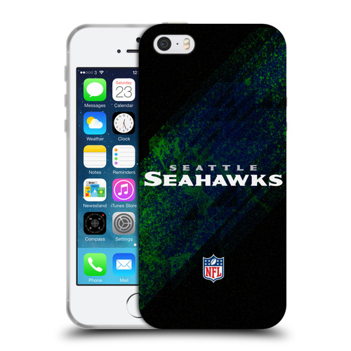 NFL Seattle Seahawks Logo Blur Soft Gel Case for Apple iPhone 5 / 5s / iPhone SE 2016