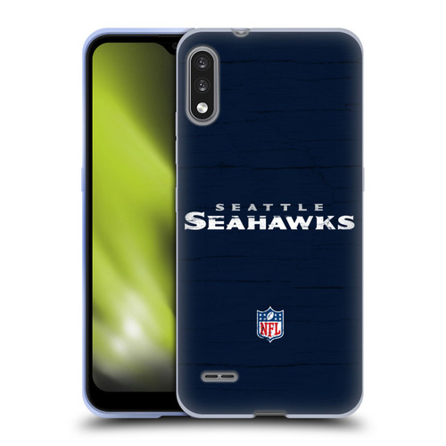 NFL Seattle Seahawks Logo Distressed Look Soft Gel Case for LG K22