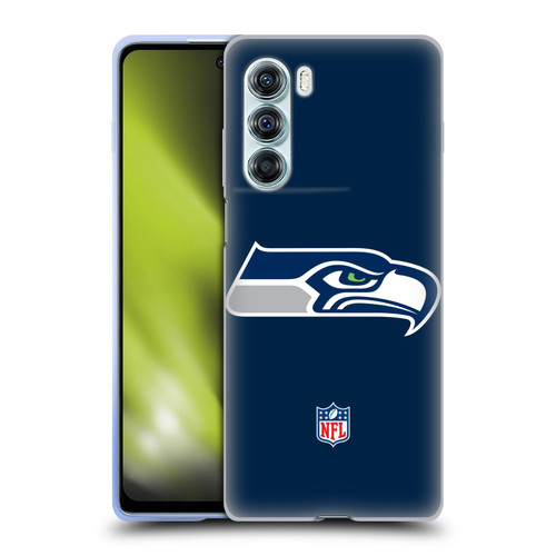 NFL Seattle Seahawks Logo Plain Soft Gel Case for Motorola Edge S30 / Moto G200 5G