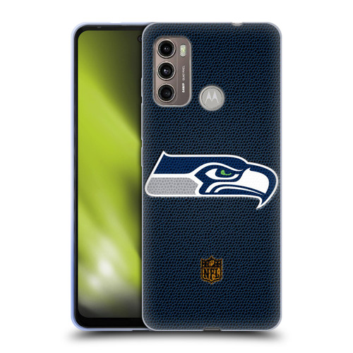 NFL Seattle Seahawks Logo Football Soft Gel Case for Motorola Moto G60 / Moto G40 Fusion